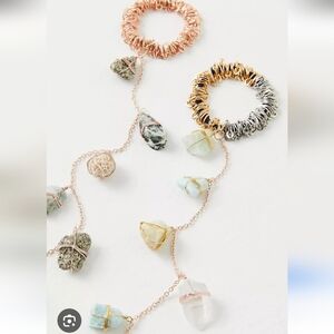 NWOT Free People Dripping Stones Hair Tie